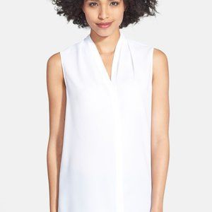 T Tahari 'Jaycee' White Blouse